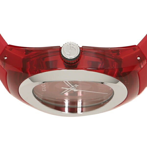  Shop Authentic Gucci Sync XXL Quartz Red Dial Red Rubber Strap Unisex Watch -  YA137103 - Luxxuri