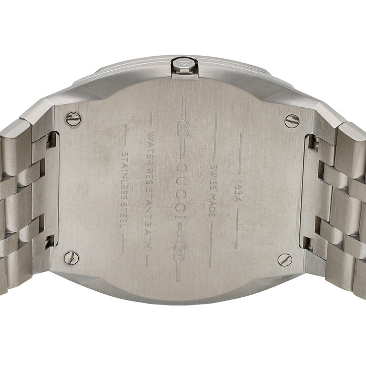  Shop Authentic Gucci 25H Quartz Blue Dial Silver Steel Strap Unisex Watch - YA163408 - Luxxuri