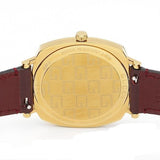  Shop Authentic Gucci Grip Quartz Yellow Gold Dial Maroon Leather Strap Watch For Women - YA157405 - Luxxuri