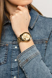  Shop Authentic Guess G-Twist Gold Dial Gold Steel Strap Watch for Women - W1082L2 - Luxxuri