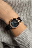 Shop Authentic Guess Solstice Diamonds Black Mother of Pearl Dial Black Rubber Strap Watch for Women - GW0113L2 - Luxxuri