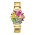  Shop Authentic Guess Sugarrush Quartz Multicolor Dial Gold Steel Strap Watch For Women - GW0258L1 - Luxxuri