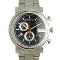  Shop Authentic Gucci G Chrono Diamonds Black Dial Silver Steel Strap Watch For Men - YA101324 - Luxxuri