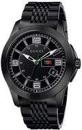  Shop Authentic Gucci G Timeless Black Dial Black Steel Strap Watch For Men - YA126202 - Luxxuri
