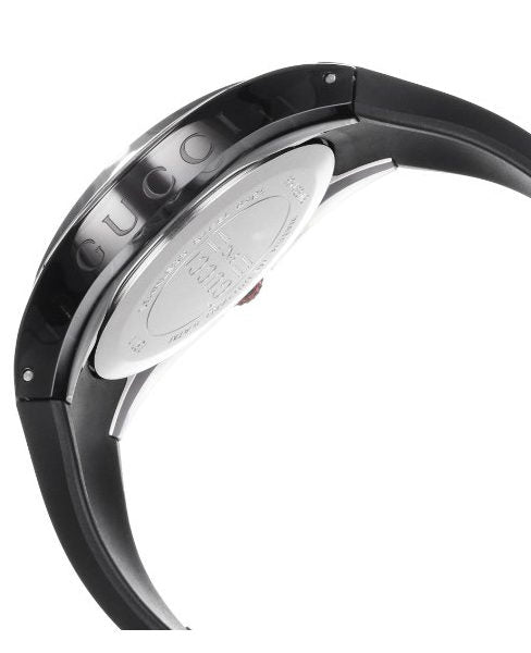  Shop Authentic Gucci Sync XXL Quartz Black Dial Black Rubber Strap Watch For Men - YA137101 - Luxxuri
