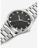  Shop Authentic Gucci G Timeless Black Dial Silver Steel Strap Watch For Women - YA1264029 - Luxxuri