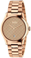  Shop Authentic Gucci G Timeless Quartz Gold Dial Gold Steel Strap Watch For Women - YA126482 - Luxxuri