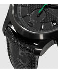  Shop Authentic Gucci G Timeless Quartz Chronograph Black Dial Black Leather Strap Watch For Men - YA126244 - Luxxuri