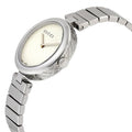  Shop Authentic Gucci Diamantissima Quartz White Dial Silver Steel Strap Watch For Women - YA141402 - Luxxuri