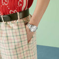  Shop Authentic Gucci Dive Automatic Silver Dial Silver Steel Strap Watch for Men - YA136354 - Luxxuri