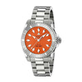  Shop Authentic Gucci Dive Automatic Orange Dial Silver Steel Strap Watch for Men - YA136355 - Luxxuri
