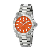  Shop Authentic Gucci Dive Automatic Orange Dial Silver Steel Strap Watch for Men - YA136355 - Luxxuri