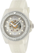  Shop Authentic Gucci Dive Automatic White Dial White Rubber Strap Unisex Watch - YA136342 - Luxxuri