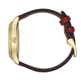 Shop Authentic Gucci G Timeless Quartz Red Dial Red Leather Strap Watch For Women - YA1264054 - Luxxuri