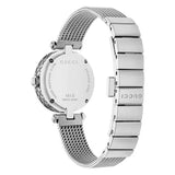  Shop Authentic Gucci Diamantissima Quartz Diamonds Mother of Pearl Dial Silver Mesh Bracelet Watch for Women - YA141504 - Luxxuri