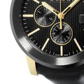  Shop Authentic Gucci G Chrono Black Dial Black Leather Strap Watch For Men - YA101203 - Luxxuri