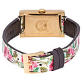  Shop Authentic Gucci G-Frame Floral Mother of Pearl Dial White Leather Strap Watch For Women - YA147406 - Luxxuri