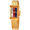  Shop Authentic Gucci G-Frame Mother of Pearl Dial Yellow Gold Mesh Bracelet Watch For Women - YA147410 - Luxxuri