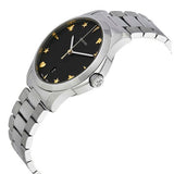  Shop Authentic Gucci G Timeless Black Dial Silver Steel Strap Watch For Women - YA1264029A - Luxxuri