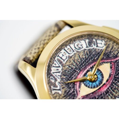  Shop Authentic Gucci G Timeless Eye Beige Dial Beige Leather Strap Watch For Men - YA1264022 - Luxxuri