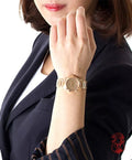  Shop Authentic Gucci G Timeless Quartz Rose Gold Dial Rose Gold Steel Strap Watch For Women - YA126567 - Luxxuri