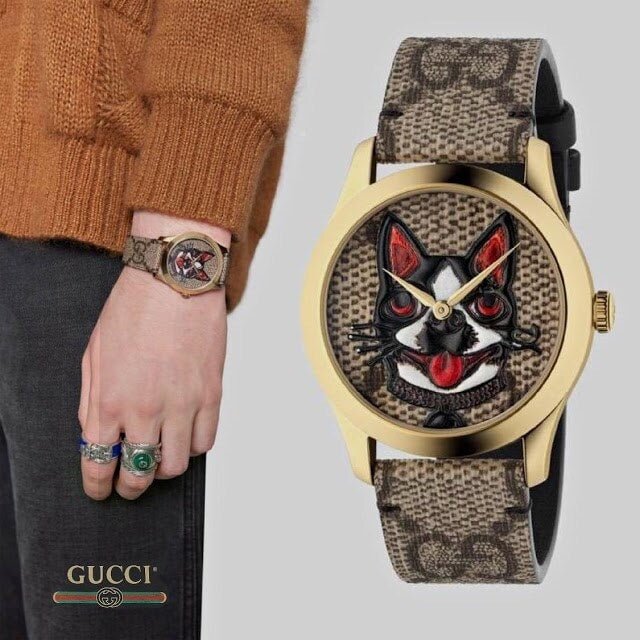  Shop Authentic Gucci G-Timeless Brown Dial Brown Leather Strap Unisex Watch - YA1264057 - Luxxuri