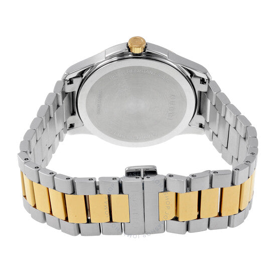  Shop Authentic Gucci G Timeless Quartz Silver Dial Two Tone Steel Strap Watch For Men - YA126450 - Luxxuri