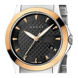 Shop Authentic Gucci G Timeless Black Dial Two Tone Steel Strap Watch For Women - YA126512 - Luxxuri