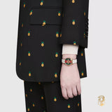  Shop Authentic Gucci G Timeless Quartz Red & Green Dial Beige Leather Strap Watch For Women - YA1265009 - Luxxuri