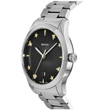  Shop Authentic Gucci G Timeless Black Dial Silver Steel Strap Watch For Women - YA1264029A - Luxxuri