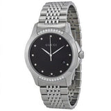  Shop Authentic Gucci G Timeless Diamonds Black Dial Silver Steel Strap Watch For Women - YA126408 - Luxxuri
