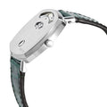  Shop Authentic Gucci Grip Quartz Silver Dial Green Leather Strap Watch For Women - YA157404 - Luxxuri