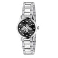  Shop Authentic Gucci G Timeless Quartz Diamonds Black Dial Silver Steel Strap Watch For Women - YA1265024 - Luxxuri