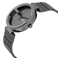  Shop Authentic Gucci G Interlocking Quartz Grey Dial Grey Steel Strap Watch For Men - YA133210 - Luxxuri