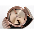  Shop Authentic Gucci Interlocking G Quartz Brown Dial Brown Steel Strap Watch for Women -  YA133317 - Luxxuri