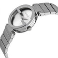  Shop Authentic Gucci G Interlocking Silver Dial Silver Steel Strap Watch For Women - YA133503 - Luxxuri