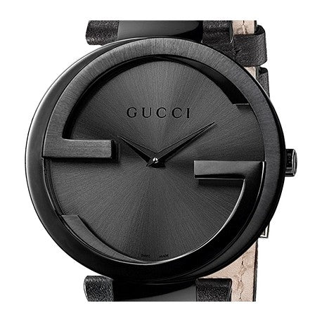 Shop Authentic Gucci Interlocking G Black Dial Watch For Women - YA133302 - Luxxuri