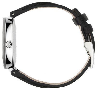  Shop Authentic Gucci Interlocking G Iconic Black Dial Black Leather Strap Watch For Men - YA133205 - Luxxuri