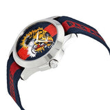  Shop Authentic Gucci G Timless Le Marche Des Merveilles Blue & Red Dial Blue & Red Nylon Strap Unisex Watch  - YA126495 - Luxxuri