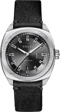  Shop Authentic Gucci GG2570 Black Dial Black Leather Strap Watch For Men - YA142206 - Luxxuri