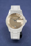  Shop Authentic Gucci G Timeless Brown Dial Silver Steel Strap Watch For Men - YA126445 - Luxxuri