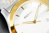  Shop Authentic Gucci G Timeless Silver Dial Two Tone Steel Strap Watch For Men - YA126409 - Luxxuri