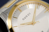  Shop Authentic Gucci G Timeless Silver Dial Two Tone Steel Strap Watch For Men - YA126474 - Luxxuri
