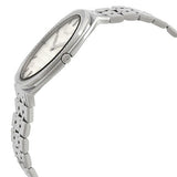  Shop Authentic Gucci 25H Quartz Diamonds Silver Dial Silver Steel Strap Watch for Women - YA163401 - Luxxuri