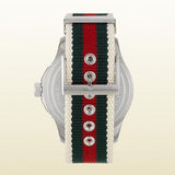  Shop Authentic Gucci G Timeless White Dial Two Tone Nylon Strap Watch For Men - YA126231 - Luxxuri