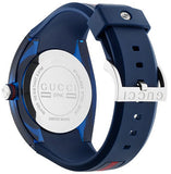  Shop Authentic Gucci Sync Quartz Blue Dial Blue Rubber Strap Watch For Men - YA137304 - Luxxuri