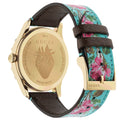  Shop Authentic Gucci G Timeless Floral Turquoise Dial Turquoise Leather Strap Watch For Women - YA1264085 - Luxxuri