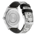  Shop Authentic Gucci G Timeless Quartz Grey Dial Grey Leather Strap Watch For Men - YA1264058 - Luxxuri