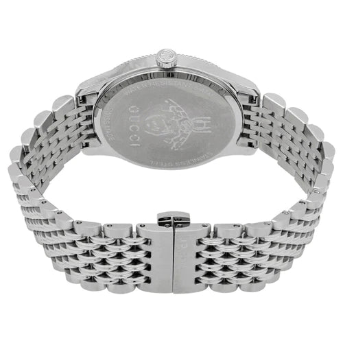  Shop Authentic Gucci G Timeless Quartz Silver Dial Silver Steel Strap Watch For Women - YA1264153 - Luxxuri