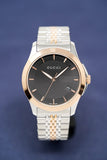  Shop Authentic Gucci G Timeless Black Dial Two Tone Steel Strap Watch For Men - YA126410 - Luxxuri